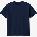 Navy Blue Plain Round Neck T-Shirt for Men
