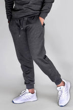 Charcoal winter fleece jogger pants