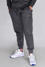 Charcoal winter fleece jogger pants