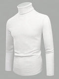 High-Neck Winter Pullover – Thick Warm Knit Wind Protection