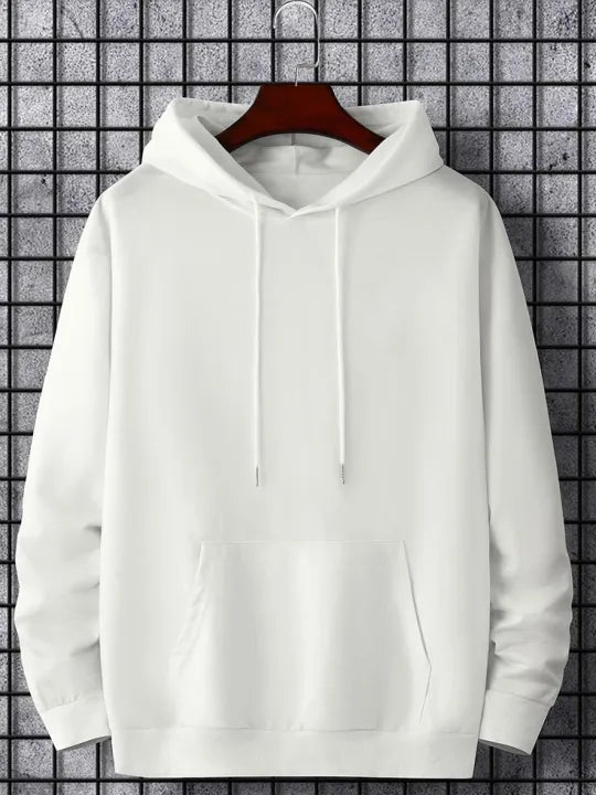 Plain Pullover Hoodie – Soft Fabric Casual street wear
