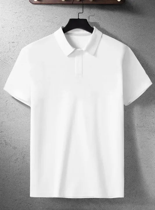 White Polo T-Shirt for men